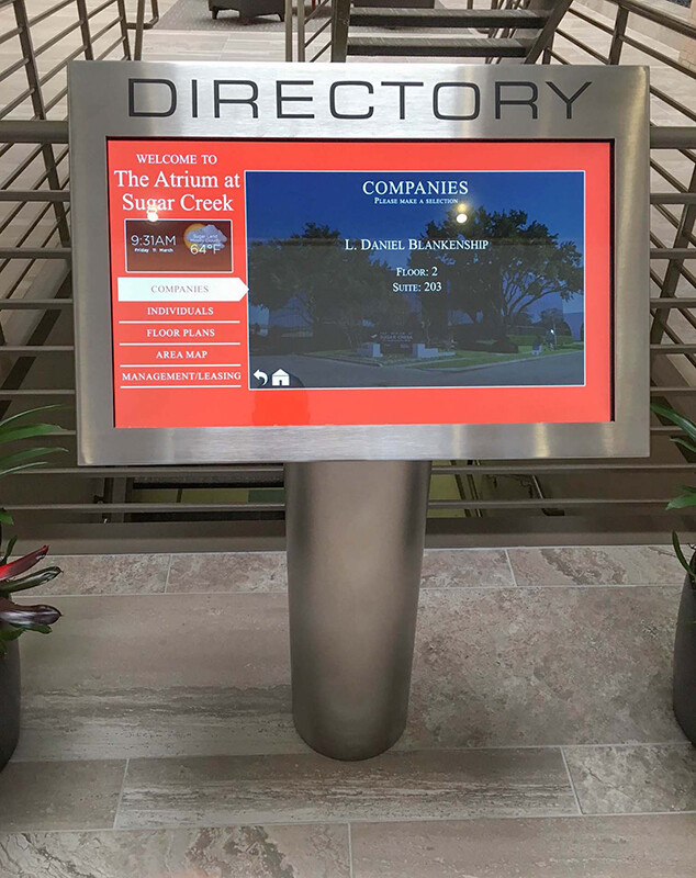 EDC Interactive Directory - Free Standing Echelon Kiosk