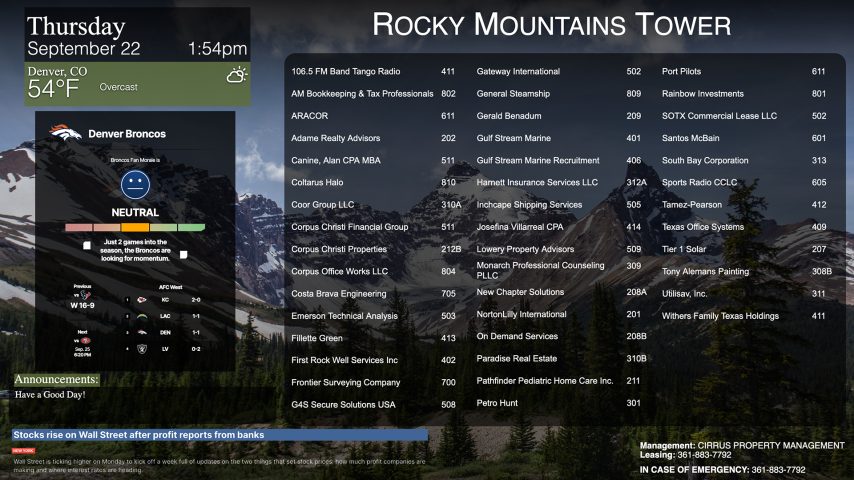 Non-Touch Directory 3